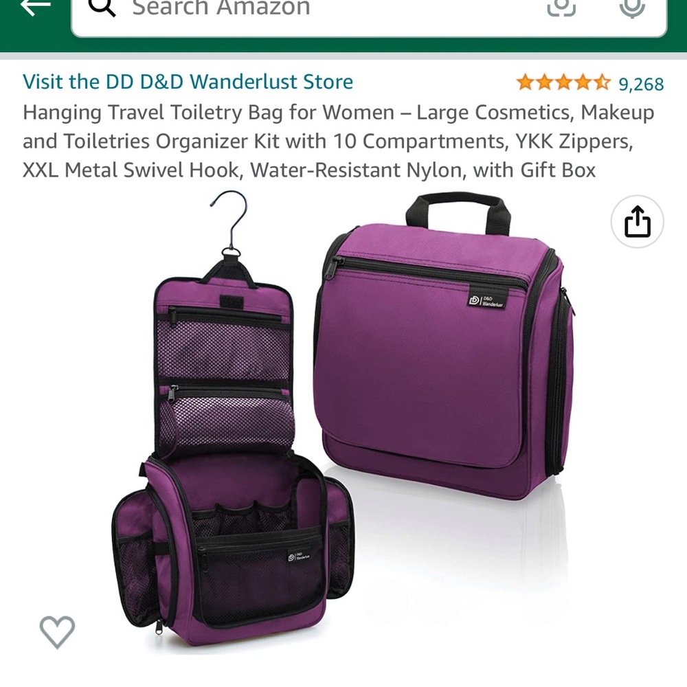 Toiletry bag